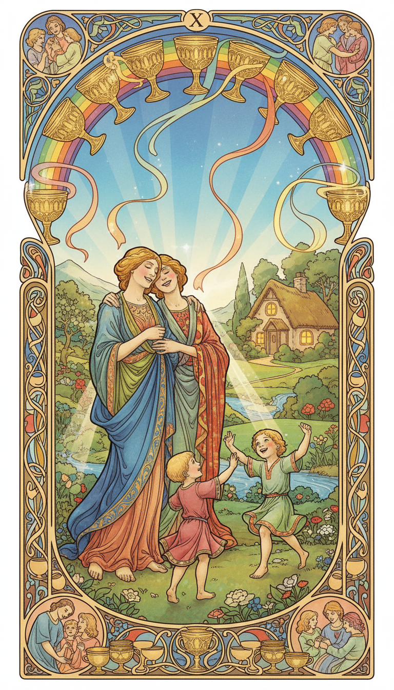 Ten of Cups tarot card